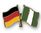 Deutschland - Nigeria  Freundschaftspin ca. 22 mm