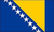 Bosnien und Herzegowina Stockflagge 30*45 cm