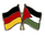 Deutschland - Palästina  Freundschaftspin ca. 22 mm