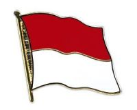 Indonesien  Flaggenpin ca. 20 mm