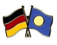 Deutschland - Palau  Freundschaftspin ca. 22 mm