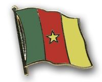Kamerun  Flaggenpin ca. 20 mm
