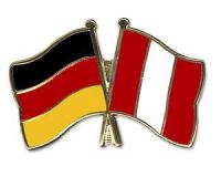 Deutschland - Peru  Freundschaftspin ca. 22 mm