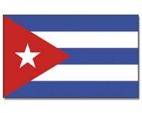 Kuba Stockflagge 30*45 cm