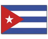 Kuba Stockflagge 30*45 cm