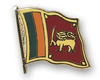 Sri Lanka  Flaggenpin ca. 20 mm
