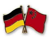 Deutschland - China  Freundschaftspin ca. 22 mm