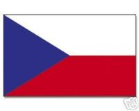 Tschechische Republik Stockflagge 30*45 cm