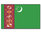 Turkmenistan Flagge 90*150 cm