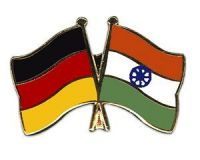 Deutschland - Indien  Freundschaftspin ca. 22 mm