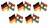 Deutschland - Indien  Freundschaftspin ca. 22 mm