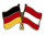 Deutschland - Österreich  Freundschaftspin ca. 22 mm