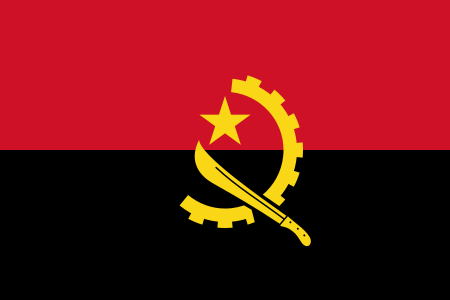 Angola Flagge 90*150 cm