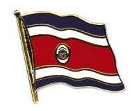 Costa Rica  Flaggenpin ca. 20 mm