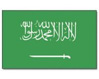 Saudi-Arabien Stockflagge 30*45 cm