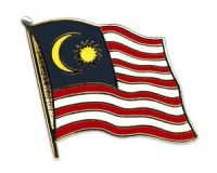 Malaysia  Flaggenpin ca. 20 mm