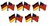 Deutschland - Samoa  Freundschaftspin ca. 22 mm