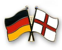 Deutschland - England  Freundschaftspin