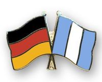 Deutschland - Guatemala  Freundschaftspin ca. 22 mm