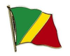 Kongo Republik Flaggenpin ca. 20 mm