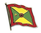 Grenada  Flaggenpin ca. 20 mm
