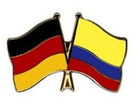 Deutschland - Kolumbien  Freundschaftspin