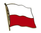 Polen  Flaggenpin ca. 20 mm