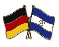 Deutschland - Nicaragua  Freundschaftspin ca. 22 mm