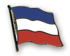 Serbien Flaggenpin ca. 20 mm