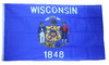 Wisconsin  Flagge 90*150 cm