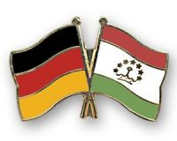 Deutschland - Tadschikistan  Freundschaftspin ca. 22 mm