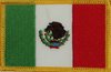 Mexiko  Flaggenaufnäher