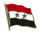 Syrien Flaggenpin ca. 20 mm