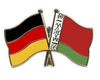 Deutschland - Belarus Freundschaftspin ca. 22 mm