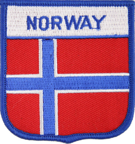 Norwegen  Wappenaufnäher