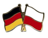Deutschland - Polen Freundschaftspin ca. 22 mm