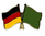 Deutschland - Libyen  Freundschaftspin ca. 22 mm