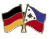 Deutschland - Philippinen  Freundschaftspin ca. 22 mm