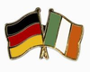 Deutschland - Irland  Freundschaftspin ca. 22 mm