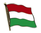 Ungarn Flaggenpin ca. 20 mm