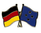 Deutschland - Mikronesien  Freundschaftspin ca. 22 mm