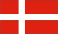 Dänemark Stockflagge 30*45 cm
