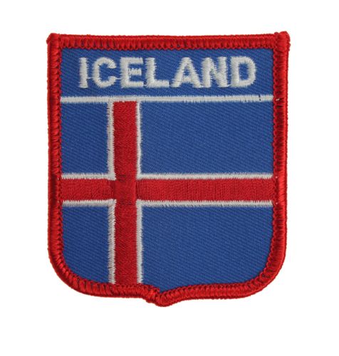 Island  Wappenaufnäher