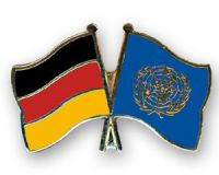 Deutschland - UNO,  Freundschaftspin ca. 22 mm