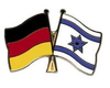 Deutschland - Israel  Freundschaftspin ca. 22 mm