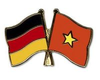 Deutschland - Vietnam Freundschaftspin ca. 22 mm