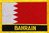 Bahrein Flaggenpatch mit Ländername