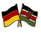 Deutschland - Kenia  Freundschaftspin ca. 22 mm