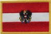 Österreich mit Adler Flaggenaufnäher