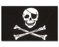 Pirat mit Knochen 30*45 cm